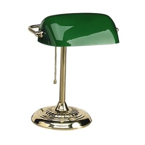 Best Office Desk Lamps, Alera Traditional Banker S Desk Lamp Green