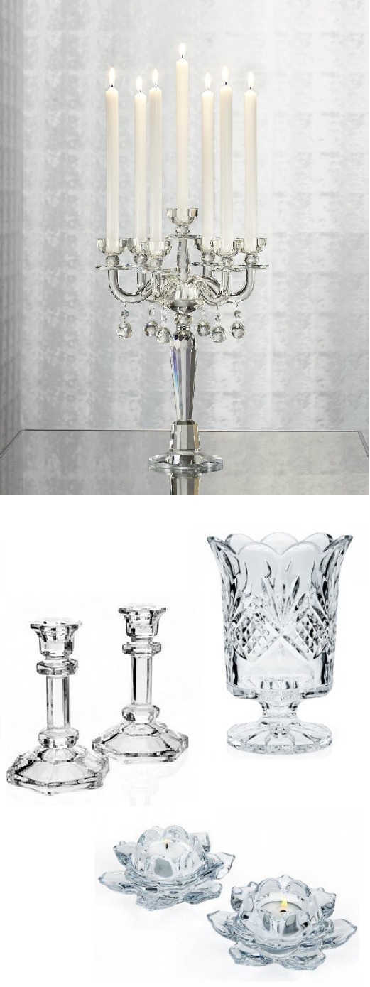 Gorgeous Crystal Candelabras & Candle Holders
