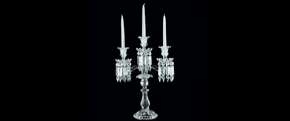 Crystal Candelabras & Candle Holders