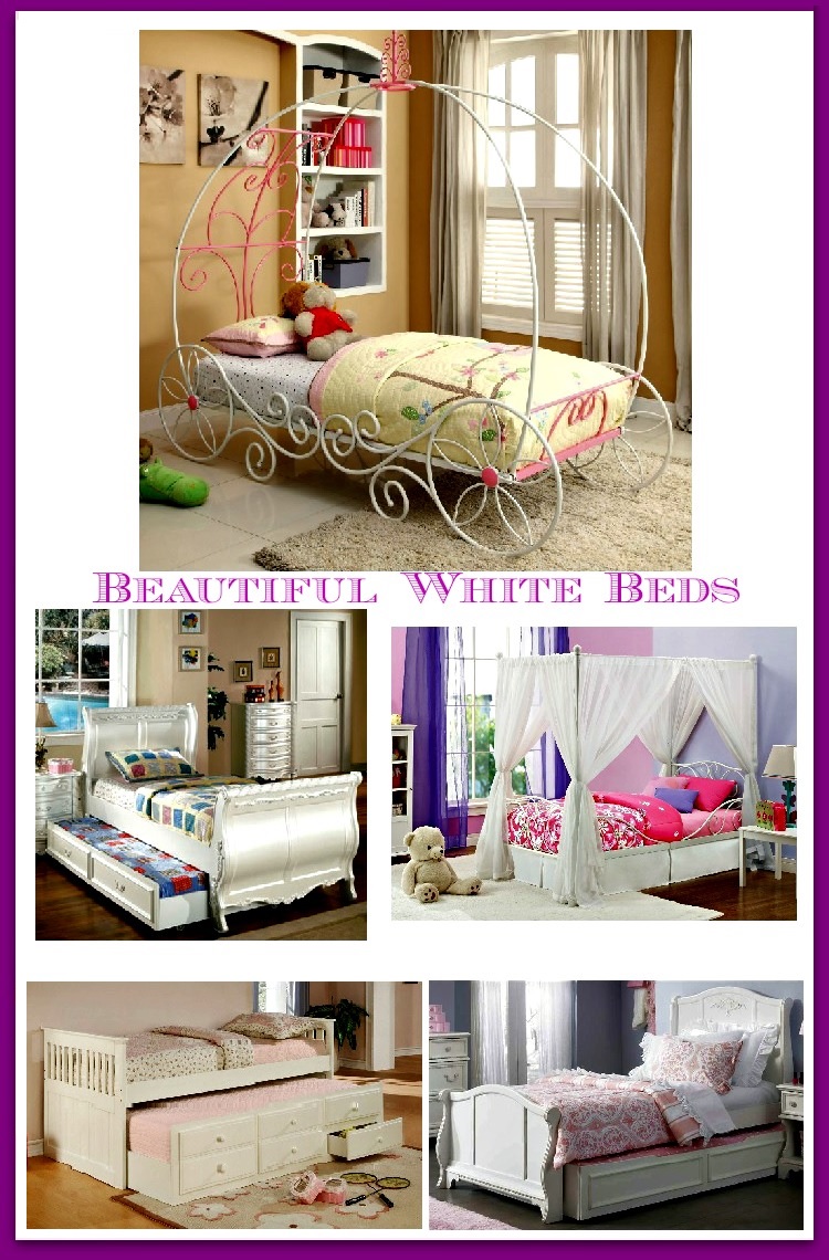 White Beds for Girls