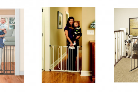 Walk Through Door Safety Gates for Toddlers or Dogs