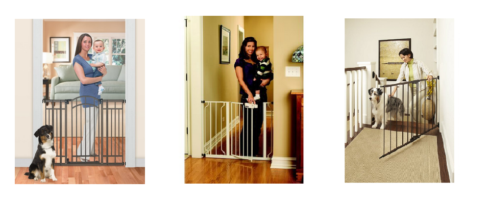 Walk Through Door Safety Gates for Toddlers or Dogs