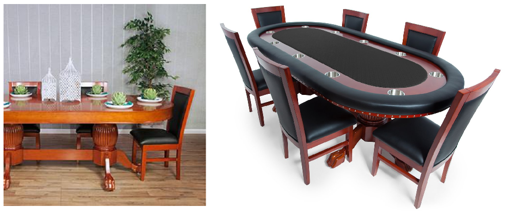 Combination Game and Dining Table