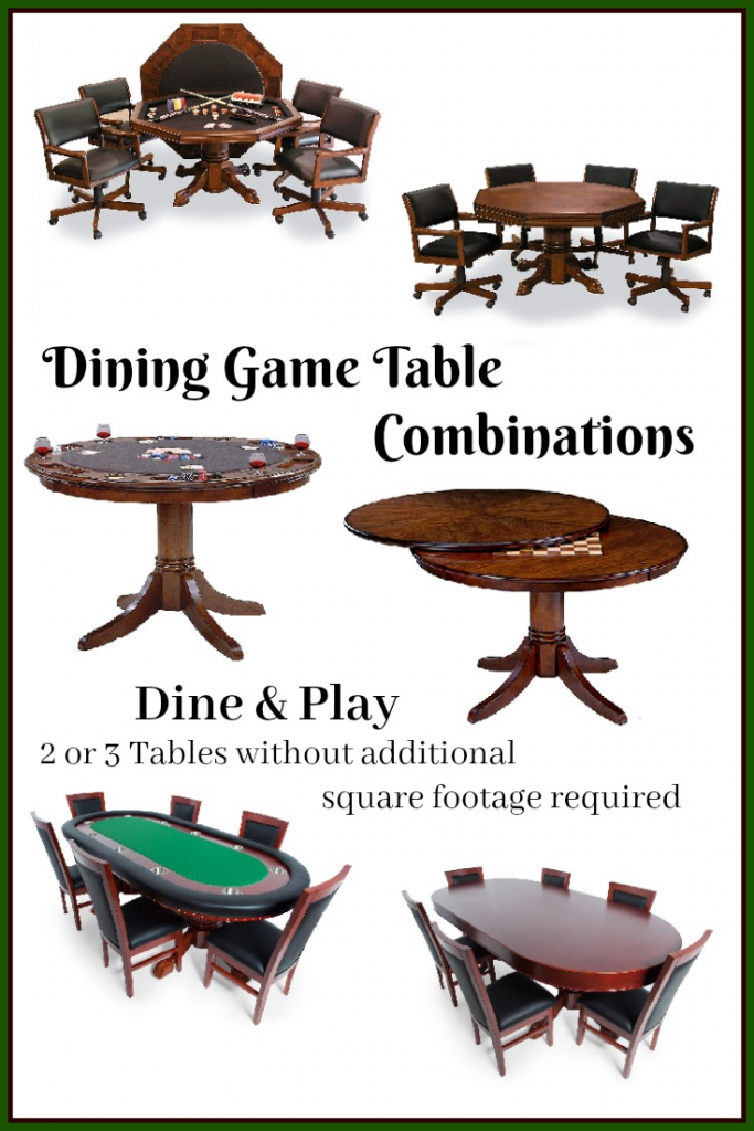 Combination Game and Dining Tables